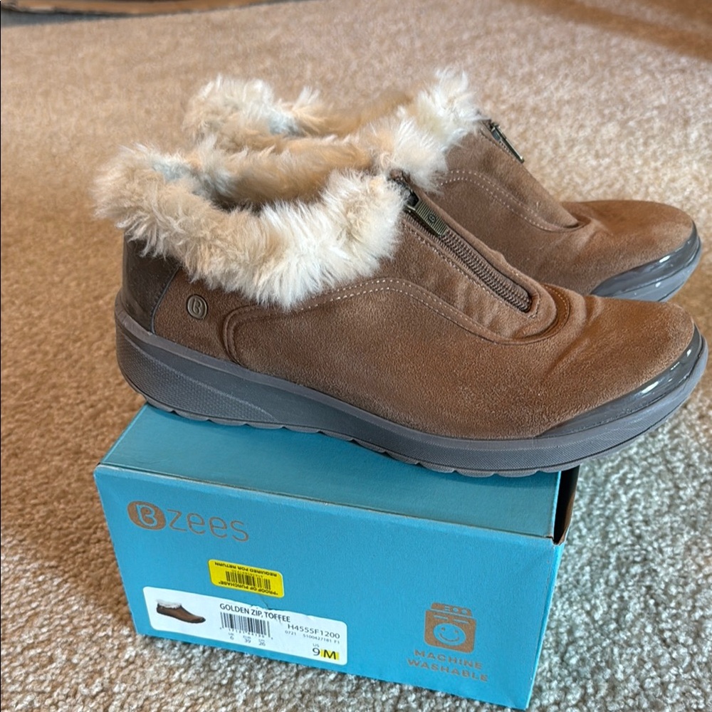 Bzees Women's Brown Slip-On Shoes